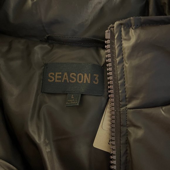 NWT Yeezy Season 3 Waxed Cotton Puffer - Picture 3 of 10